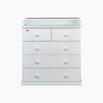 Comoda Cristal alba